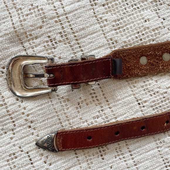 Vtg Lady Canterbury Romantic Academia Coastal Country Medallion Leather - Picture 6 of 12